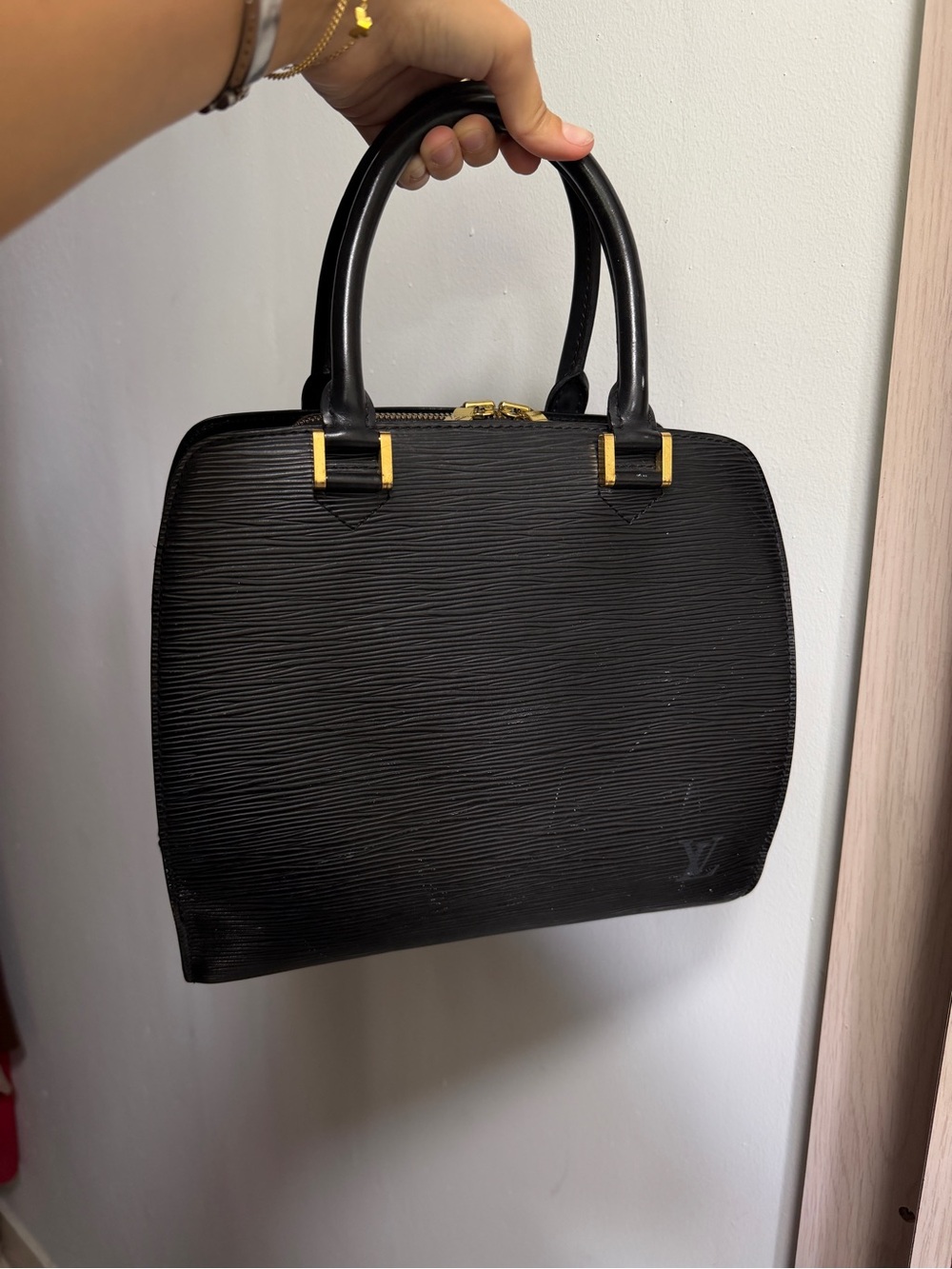 Louis Vuitton Vintage Black Handbag